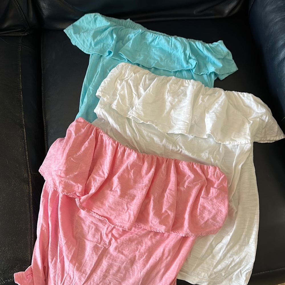Lilly Pulitzer ruffle sleeveless cotton shirt